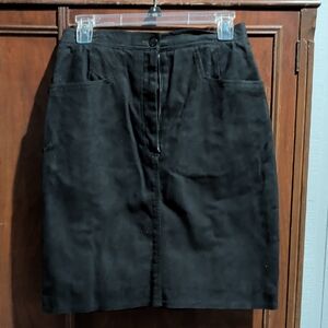 Impo Elegant Black Pencil Skirt